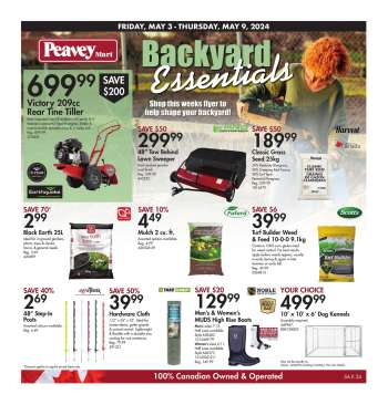 thumbnail - Circulaire Peavey Mart - Backyard Essentials