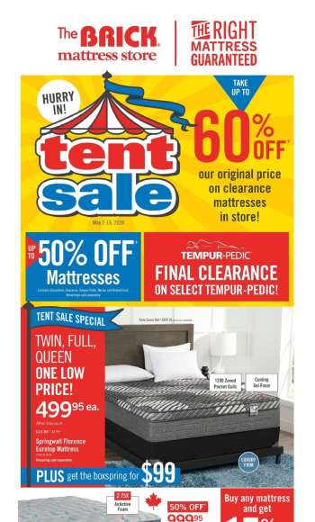 thumbnail - Circulaire The Brick - Tent Sale