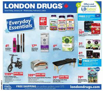 London Drugs Flyer - January 28, 2022 - February 02, 2022.