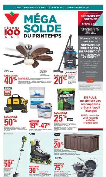 Canadian Tire Flyer - May 12, 2022 - May 18, 2022.