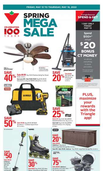 Canadian Tire Flyer - May 13, 2022 - May 19, 2022.