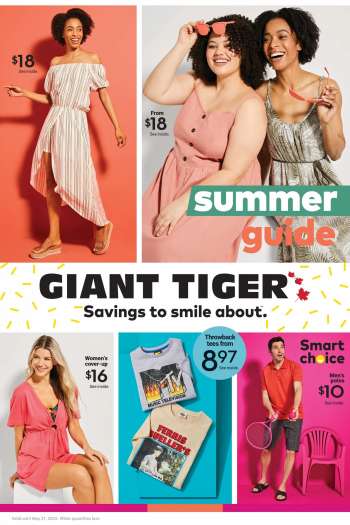 Circulaire Giant Tiger - Savings to smile about