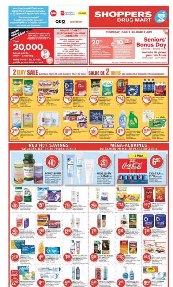 Shoppers Drug Mart Flyer - May 28, 2022 - June 03, 2022.