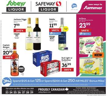 Circulaire Sobeys Liquor - Weekly eFlyer