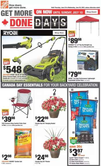 The Home Depot Windsor circulaires