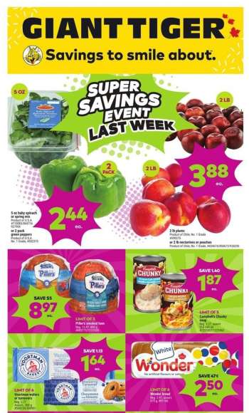 Circulaire Giant Tiger - Weekly flyer