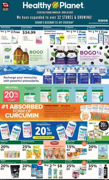 Circulaire Healthy Planet - Monthly Ad