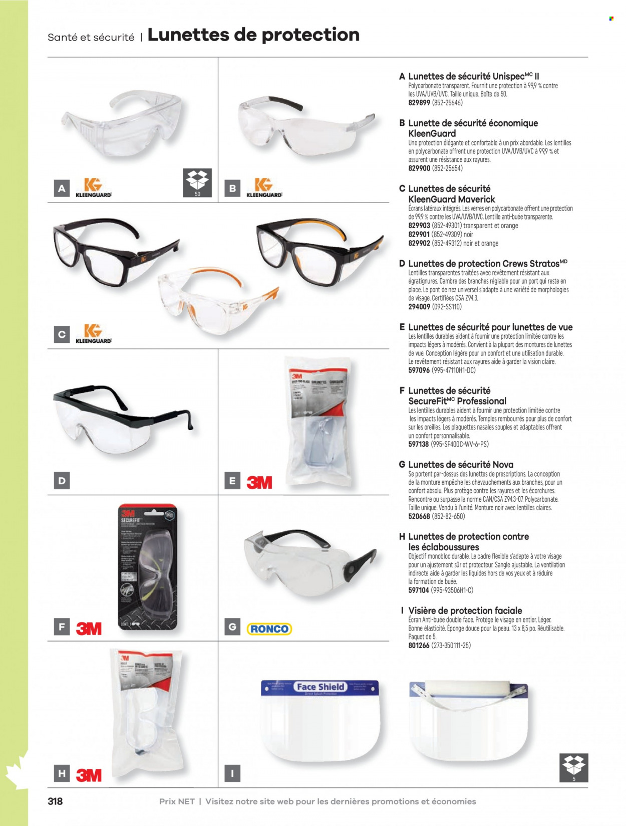 thumbnail - Circulaire Hamster - Produits soldés - éponge, masque, lunettes, lunettes de protection. Page 320.