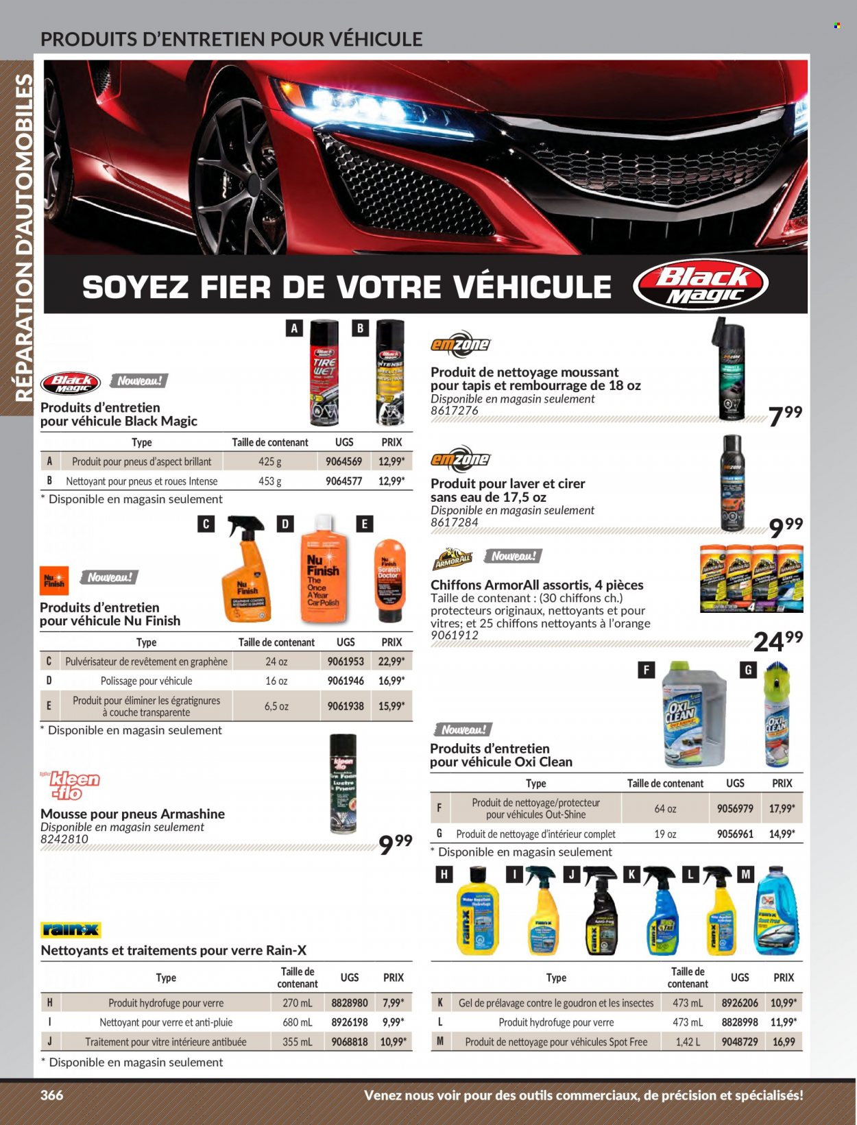 thumbnail - Circulaire Princess Auto - Produits soldés - tapis, pulvérisateur, pneus. Page 372.