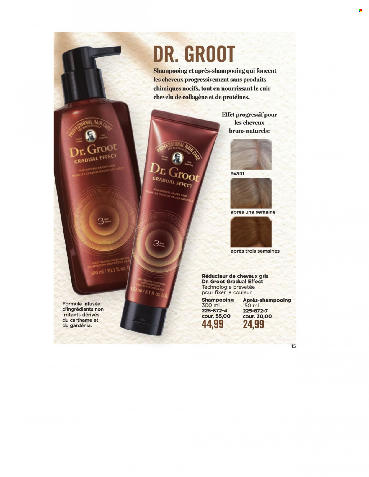 Circulaire Avon - Produits soldés - shampooing. Page 15.