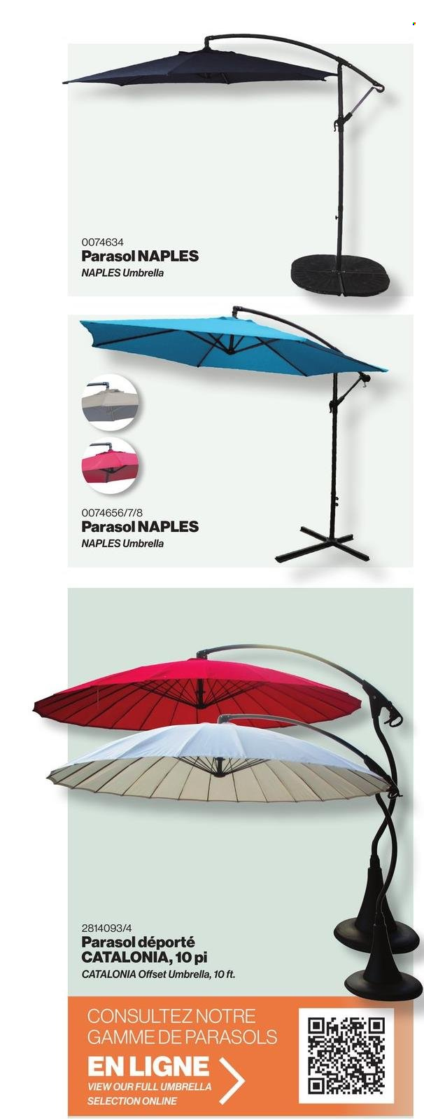 thumbnail - Circulaire Patrick Morin - 04 Avril 2024 - 31 Juillet 2024 - Produits soldés - parasol, parasol déporté. Page 15.