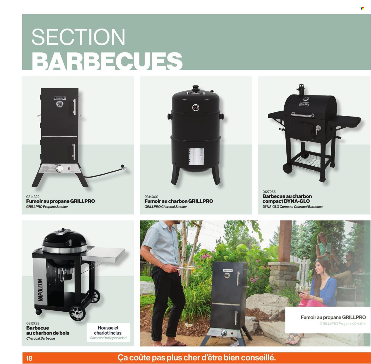thumbnail - Circulaire Patrick Morin - 04 Avril 2024 - 31 Juillet 2024 - Produits soldés - barbecue, charbon de bois. Page 22.