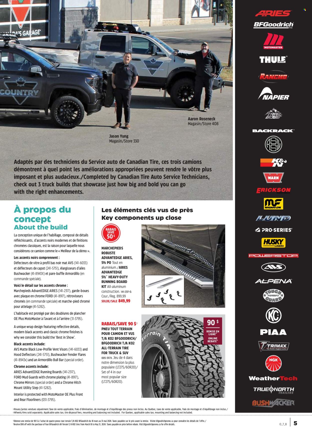 thumbnail - Circulaire Canadian Tire - 11 Avril 2024 - 01 Mai 2024 - Produits soldés - four, camion. Page 5.