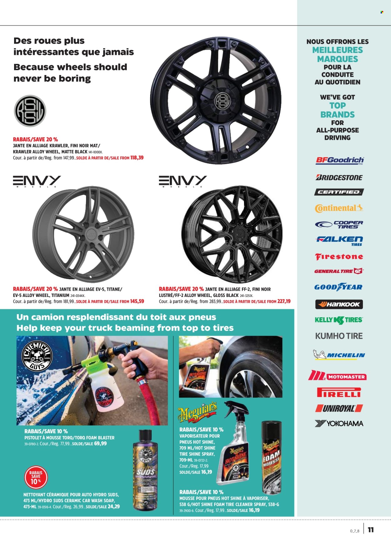 thumbnail - Circulaire Canadian Tire - 11 Avril 2024 - 01 Mai 2024 - Produits soldés - camion, plafonnier, pneus. Page 11.