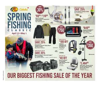 thumbnail - Circulaire Bass Pro Shops - Spring Fishing Classic