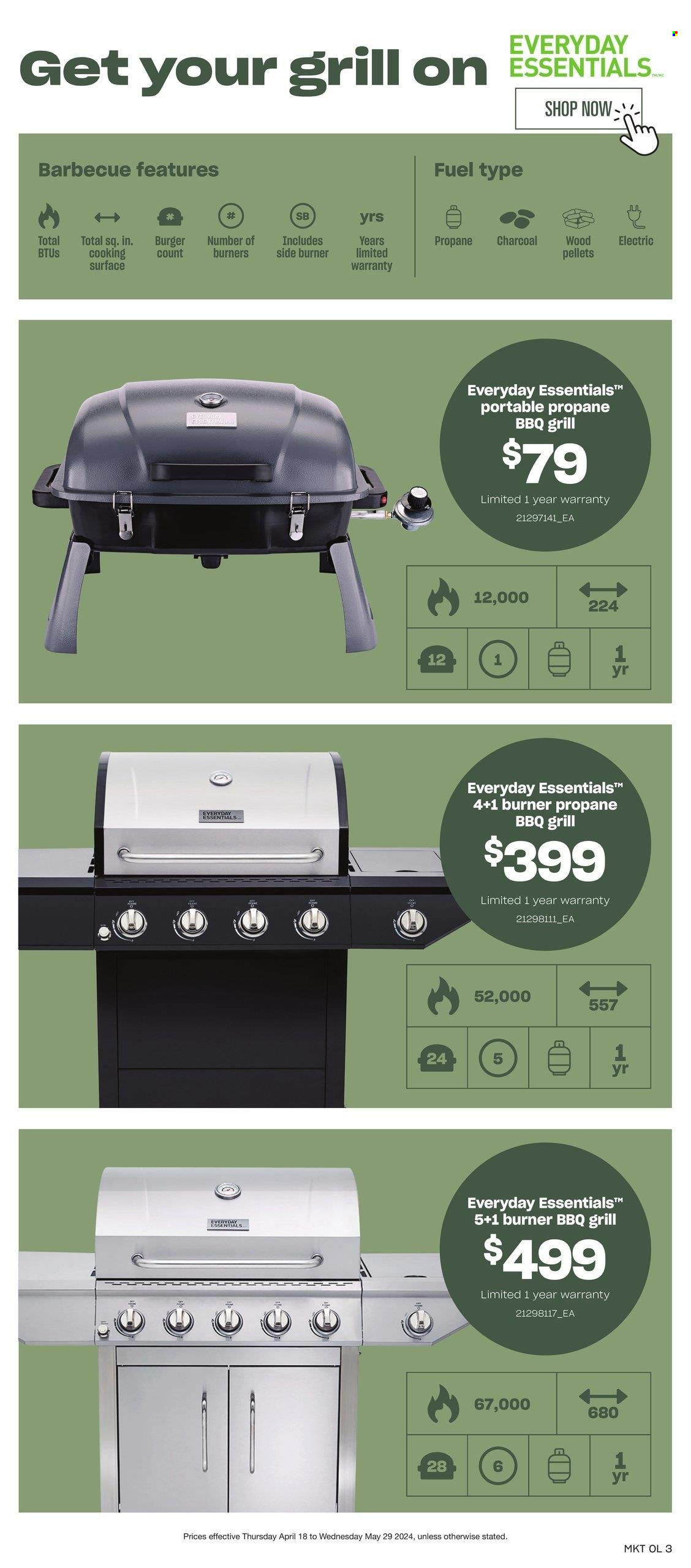 thumbnail - Circulaire Loblaws - 17 Avril 2024 - 29 Mai 2024 - Produits soldés - grill, barbecue. Page 3.
