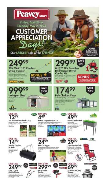 thumbnail - Circulaire Peavey Mart - Customer Appreciation Days!