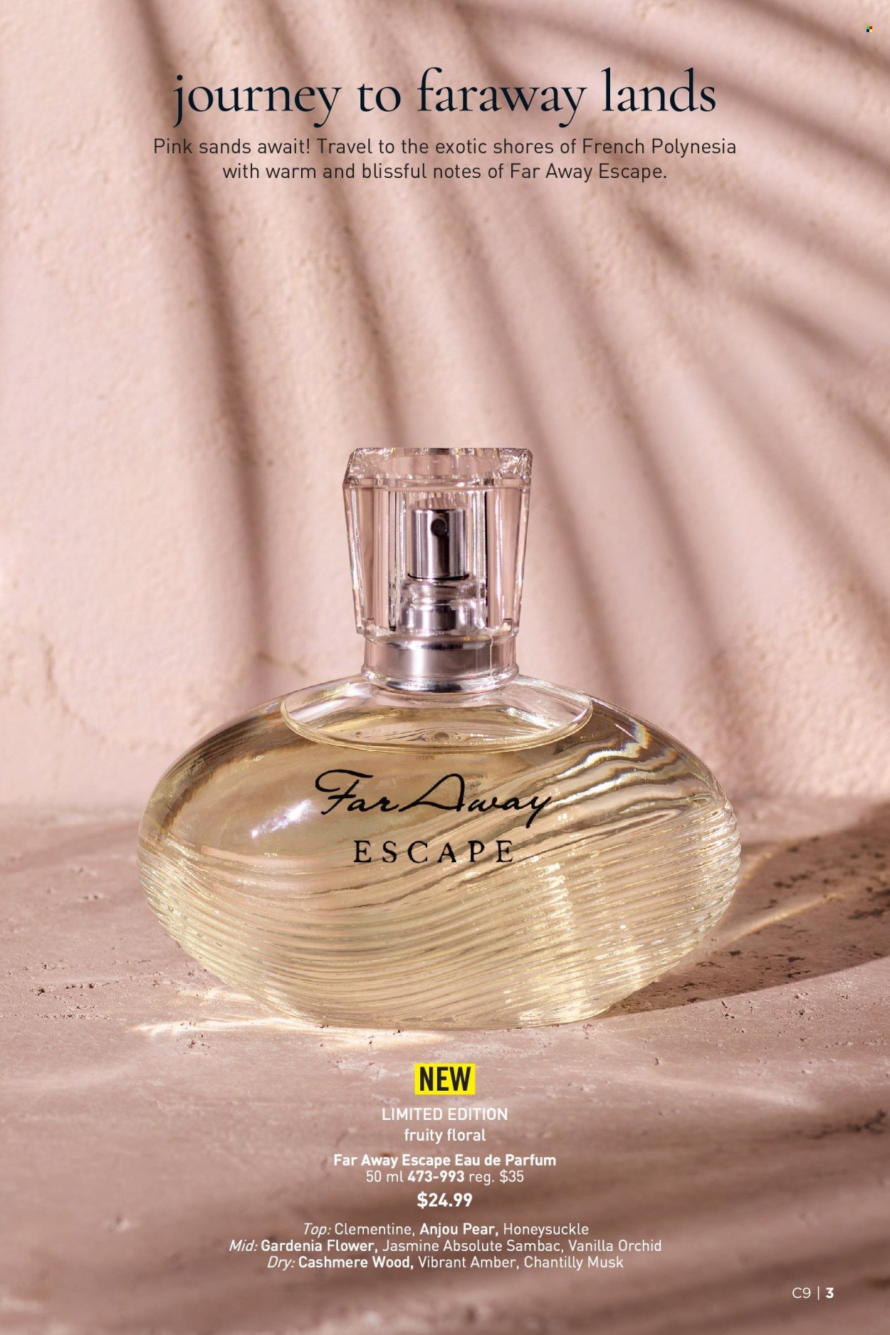 thumbnail - Circulaire Avon - Produits soldés - eau de parfum, Far Away. Page 3.