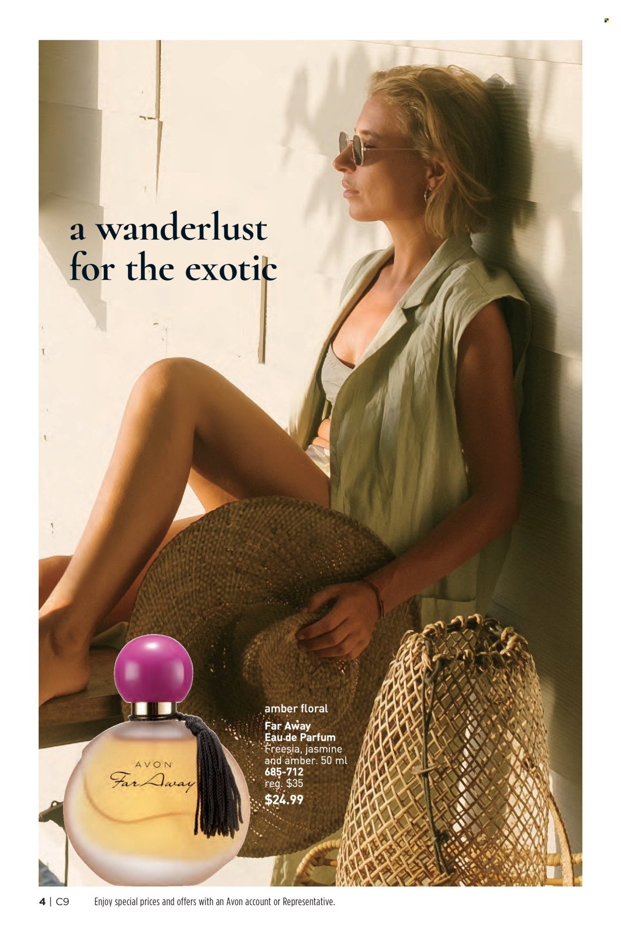 thumbnail - Circulaire Avon - Produits soldés - eau de parfum, Far Away. Page 4.