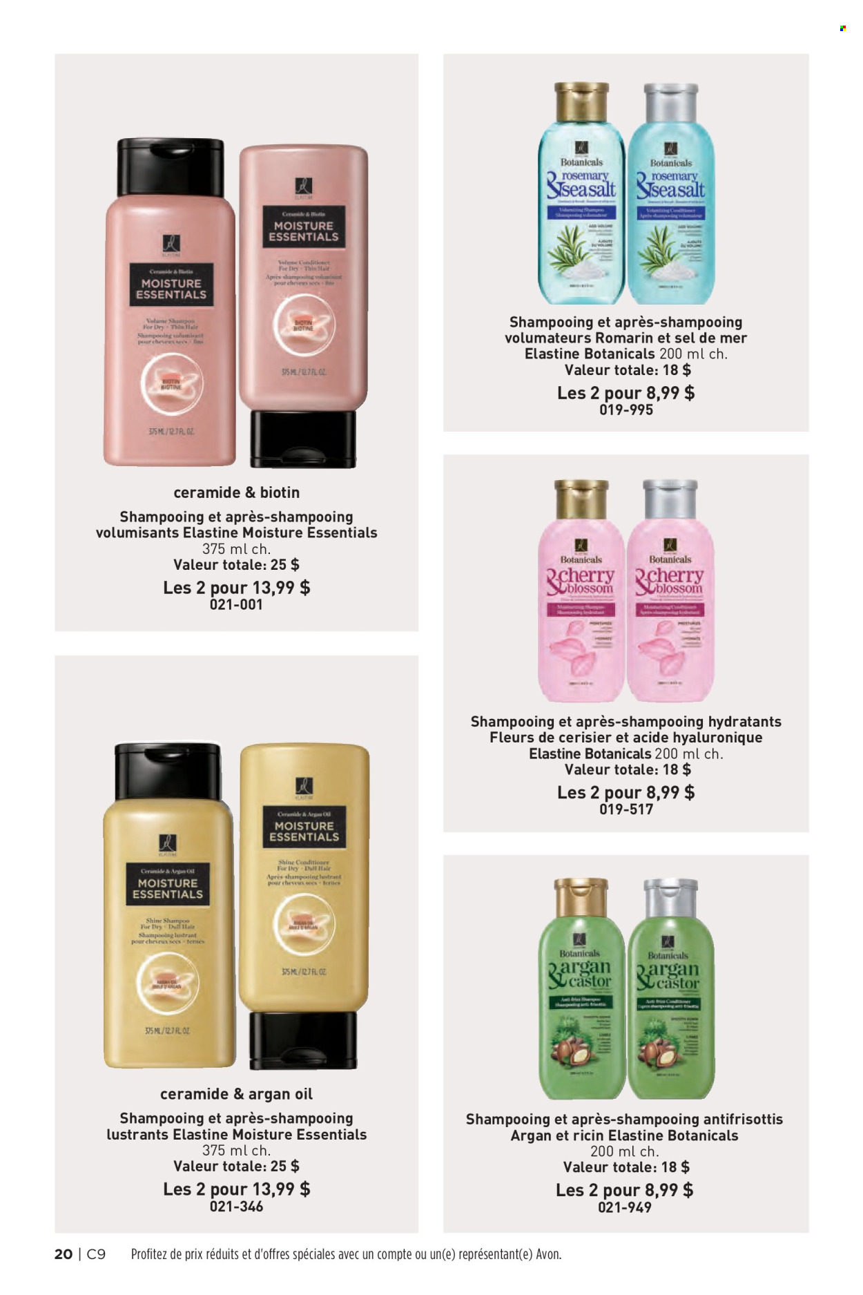 thumbnail - Circulaire Avon - Produits soldés - shampooing. Page 20.
