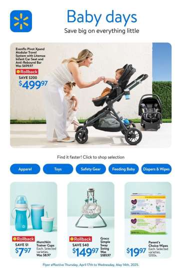 Circulaire Walmart - 17 Avril 2025 - 14 Mai 2025.