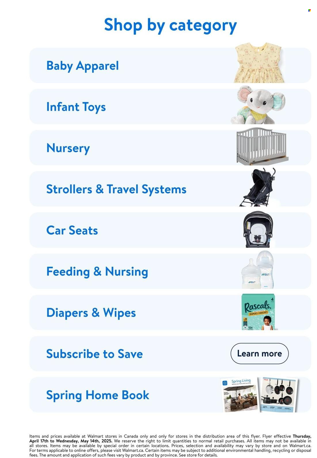 Circulaire Walmart - 17 Avril 2025 - 14 Mai 2025. Page 1