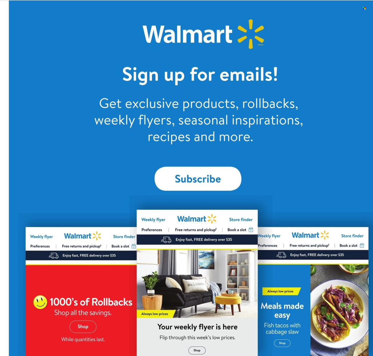 Circulaire Walmart - 17 Avril 2025 - 14 Mai 2025. Page 1