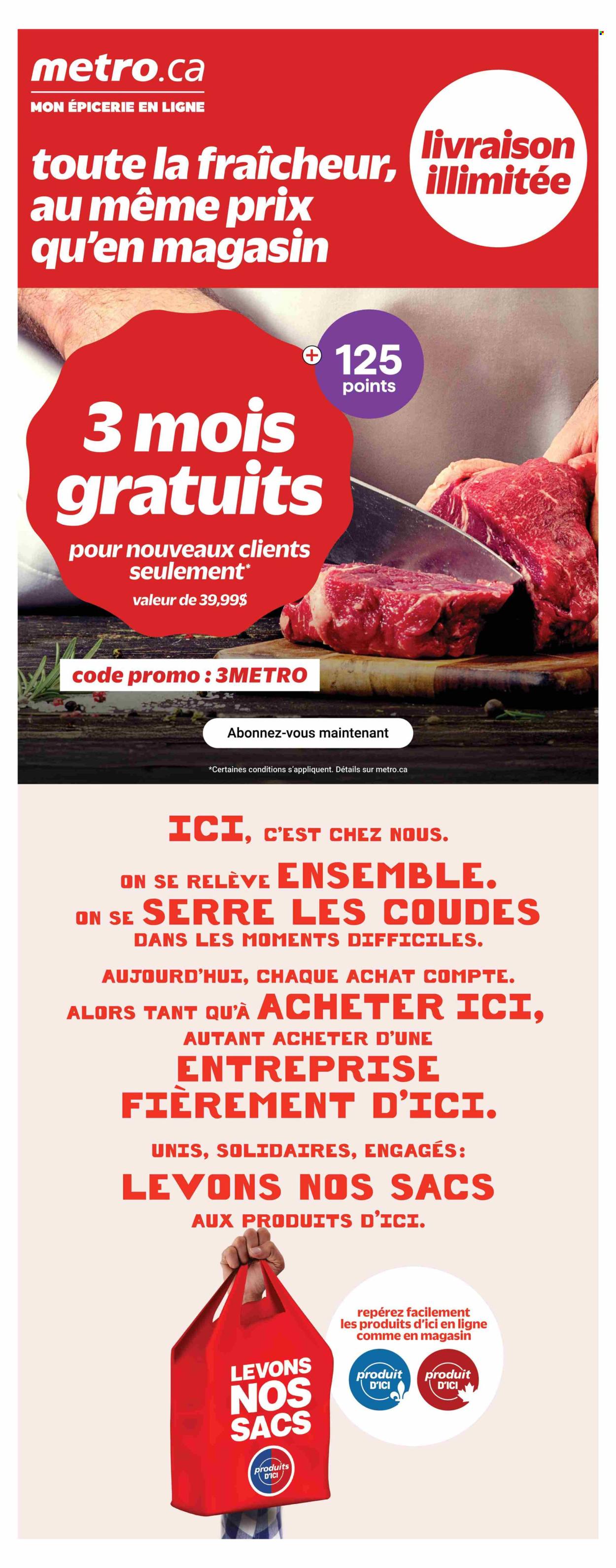 Circulaire Metro - 01 Mai 2025 - 07 Mai 2025. Page 1