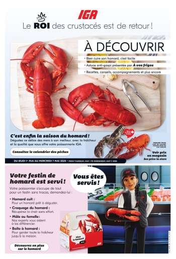 Circulaire IGA - 01 Mai 2025 - 28 Mai 2025.