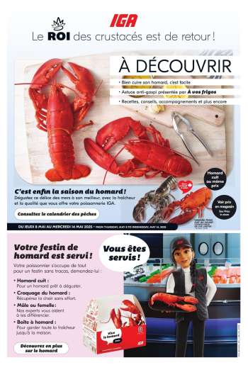 Circulaire IGA - 08 Mai 2025 - 14 Mai 2025.