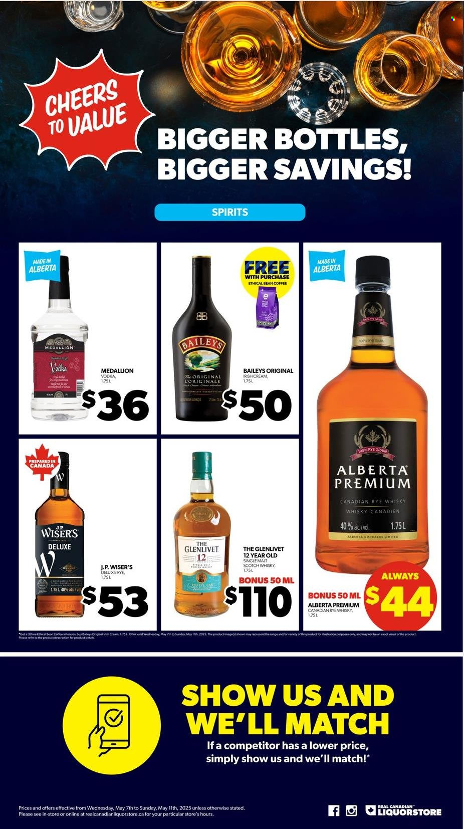 Circulaire Real Canadian Liquorstore - 07 Mai 2025 - 11 Mai 2025. Page 1