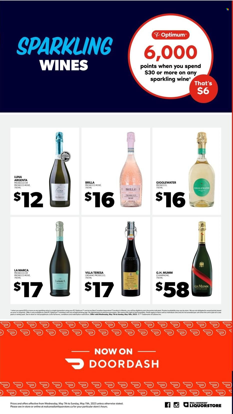 Circulaire Real Canadian Liquorstore - 07 Mai 2025 - 11 Mai 2025. Page 1