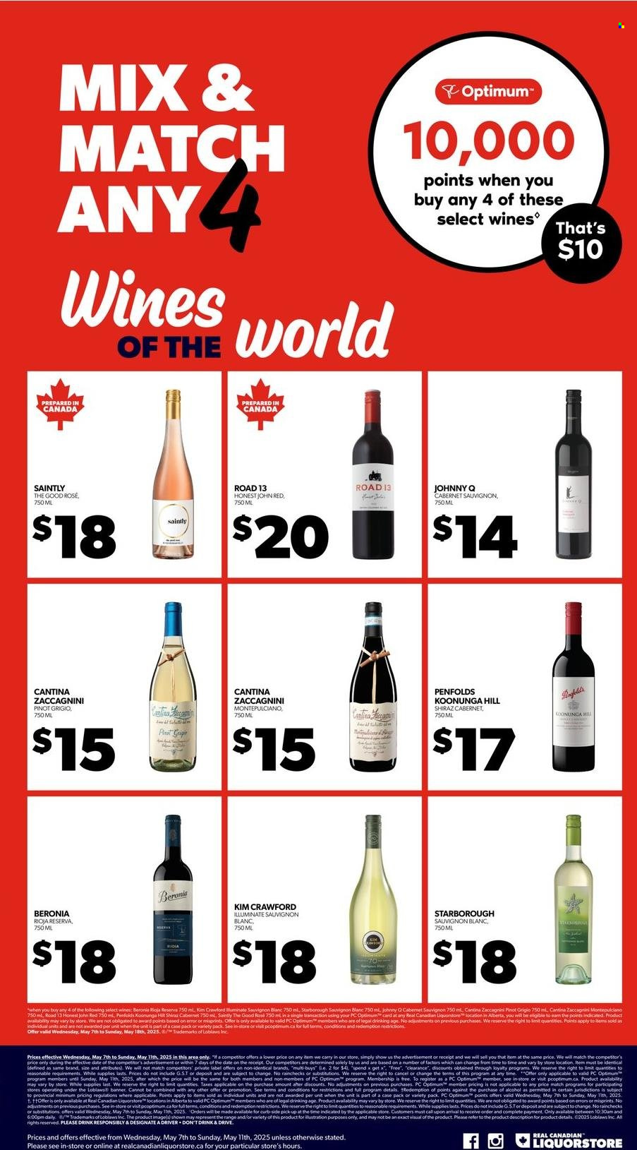 Circulaire Real Canadian Liquorstore - 07 Mai 2025 - 11 Mai 2025. Page 1