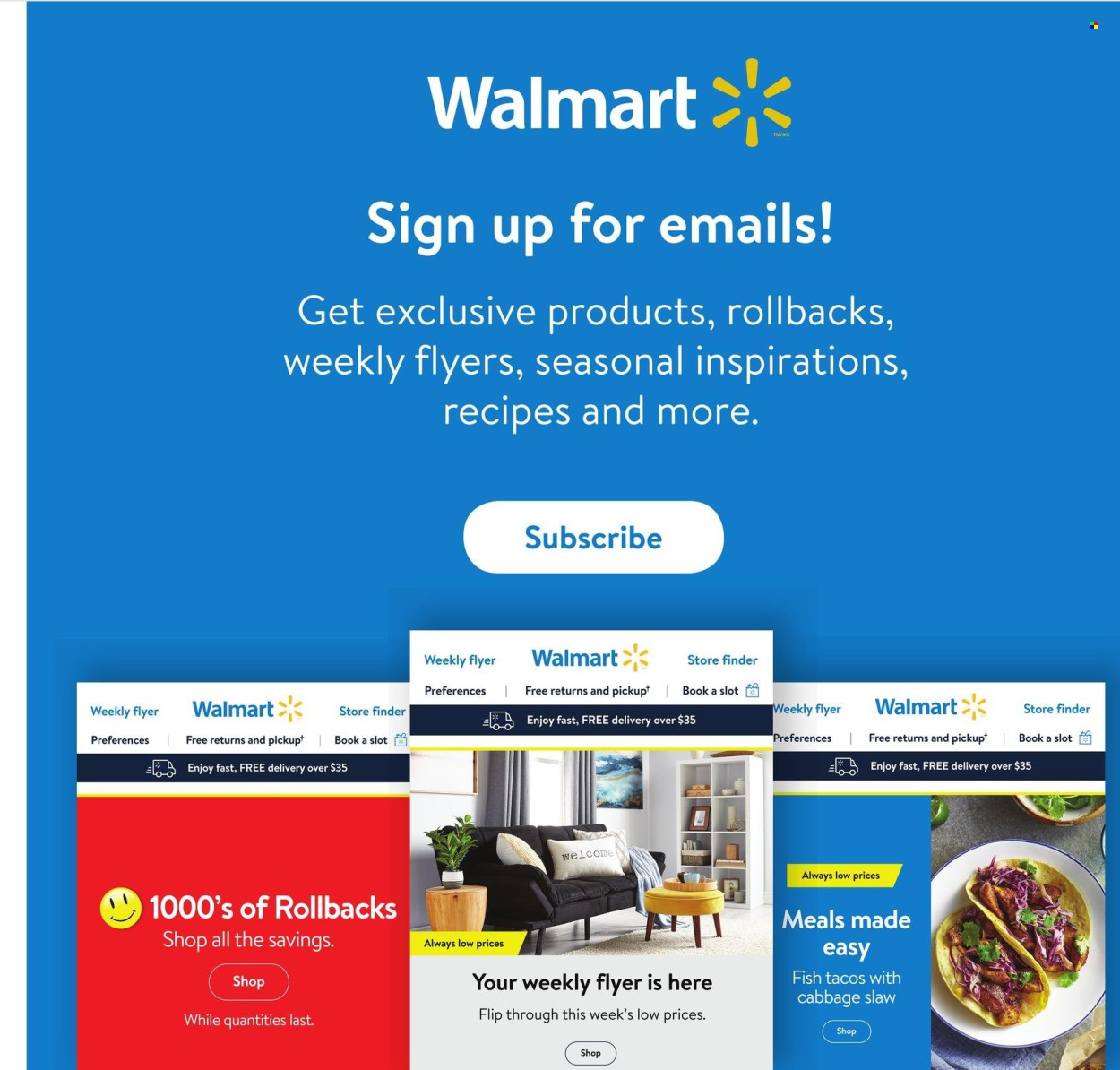 Circulaire Walmart - 08 Mai 2025 - 04 Juin 2025. Page 1