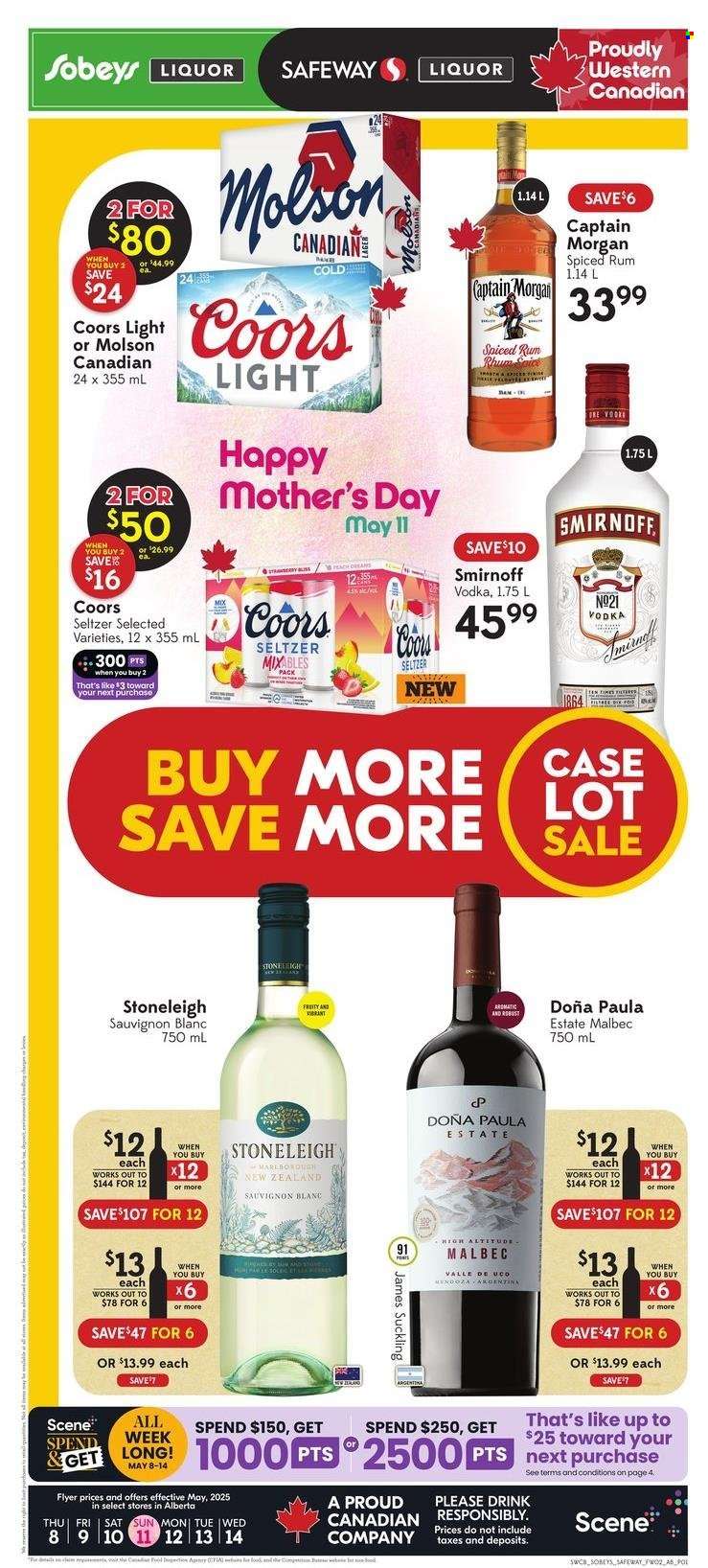 Circulaire Sobeys Liquor - 08 Mai 2025 - 14 Mai 2025.