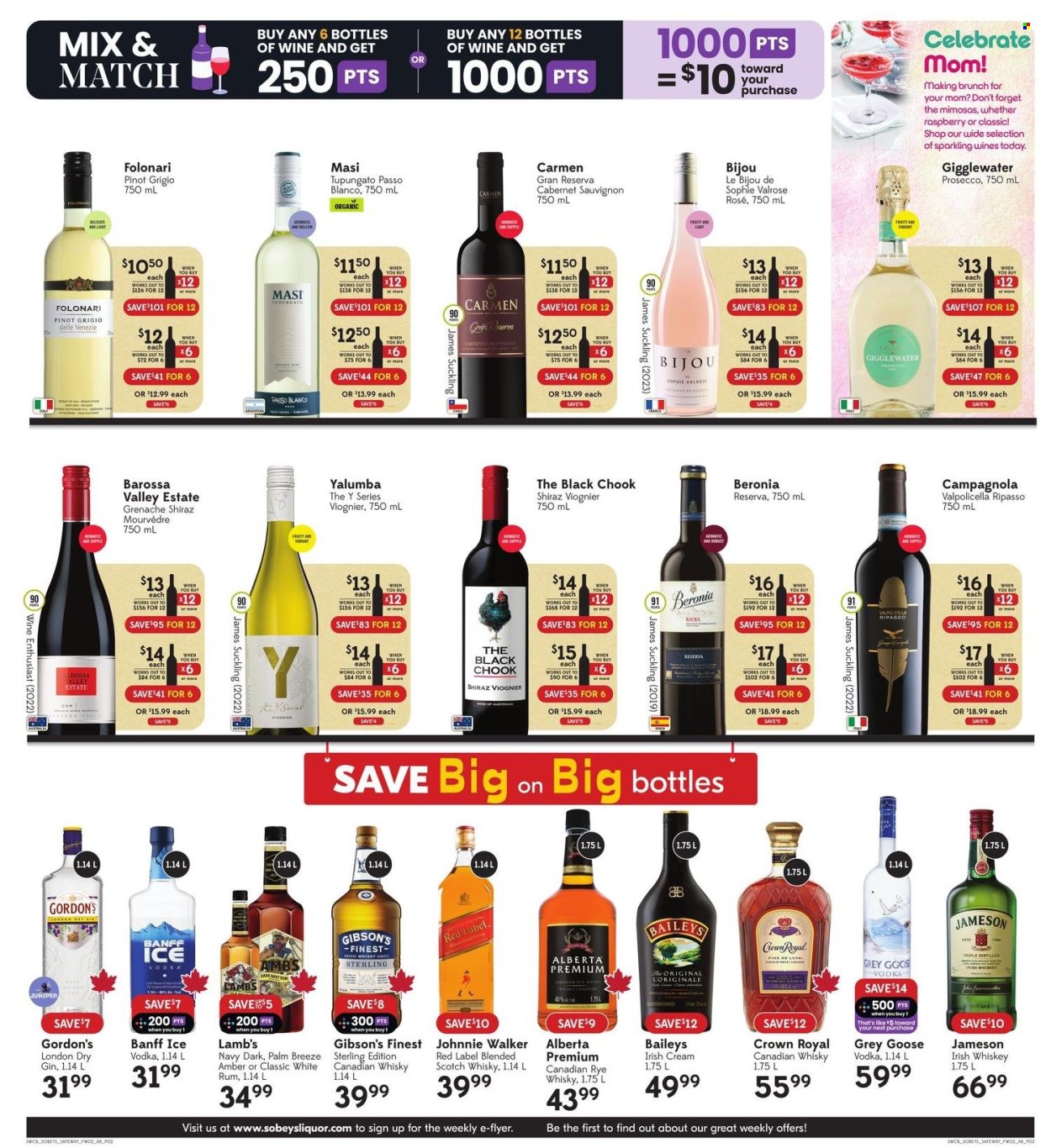 Circulaire Sobeys Liquor - 08 Mai 2025 - 14 Mai 2025. Page 1