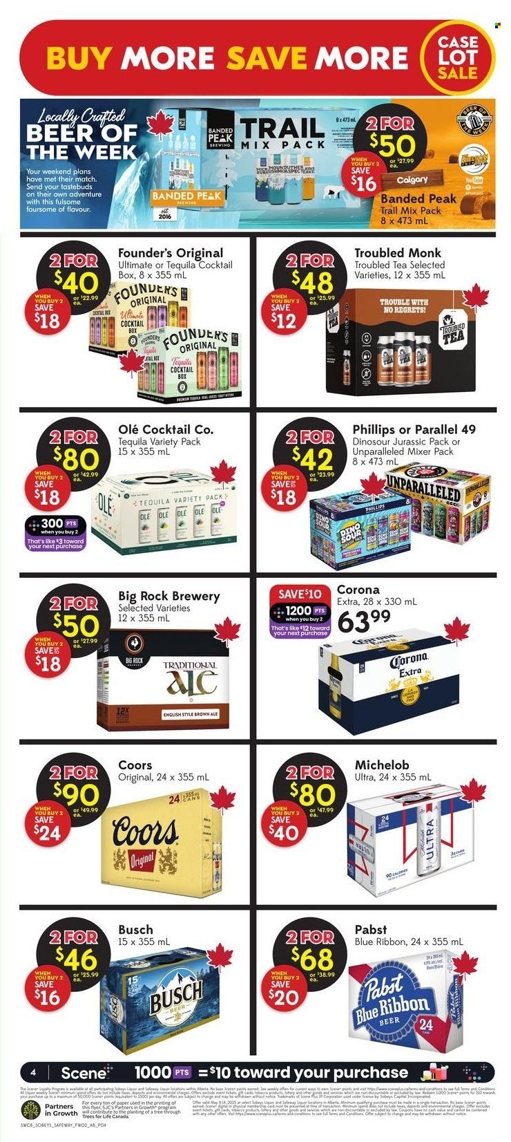 Circulaire Sobeys Liquor - 08 Mai 2025 - 14 Mai 2025. Page 1