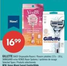 GILLETTE DAISY Disposable Razors / Rasoirs jetables