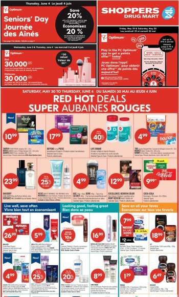Circulaire Shoppers Drug Mart - 30 Mai 2026 - 04 Juin 2026.