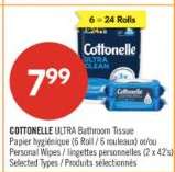 COTTONELLE ULTRA BATHROOM TISSUE