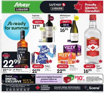 Circulaire Sobeys Liquor - 11 Juin 2026 - 17 Juin 2026.