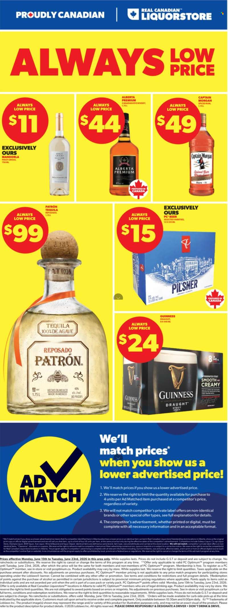 Circulaire Real Canadian Liquorstore - 15 Juin 2026 - 23 Juin 2026.