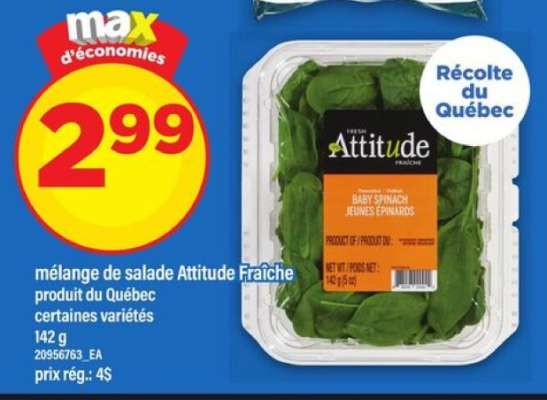 mélange de salade Attitude Fraîche