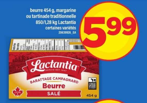 Lactantia Beurre Salé