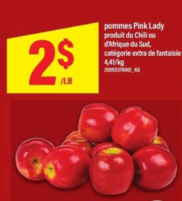 pommes Pink Lady