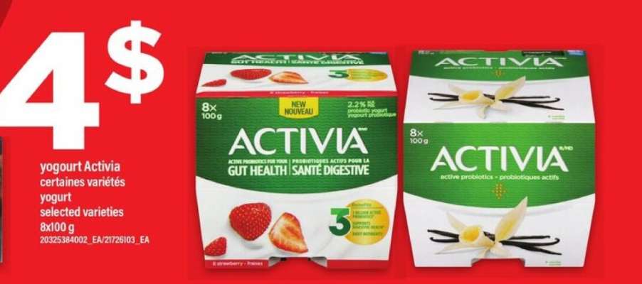 Yogourt Activia