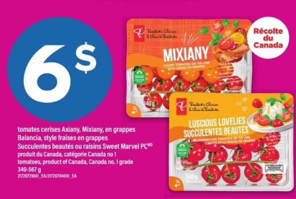 Tomates cerises Axiany, Mixiany