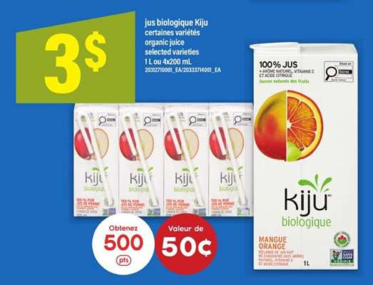 jus biologique Kiju