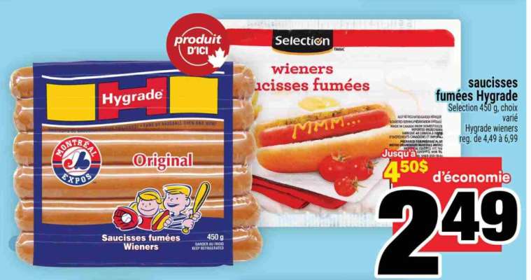SAUCISSES FUMÉES HYGRADE
