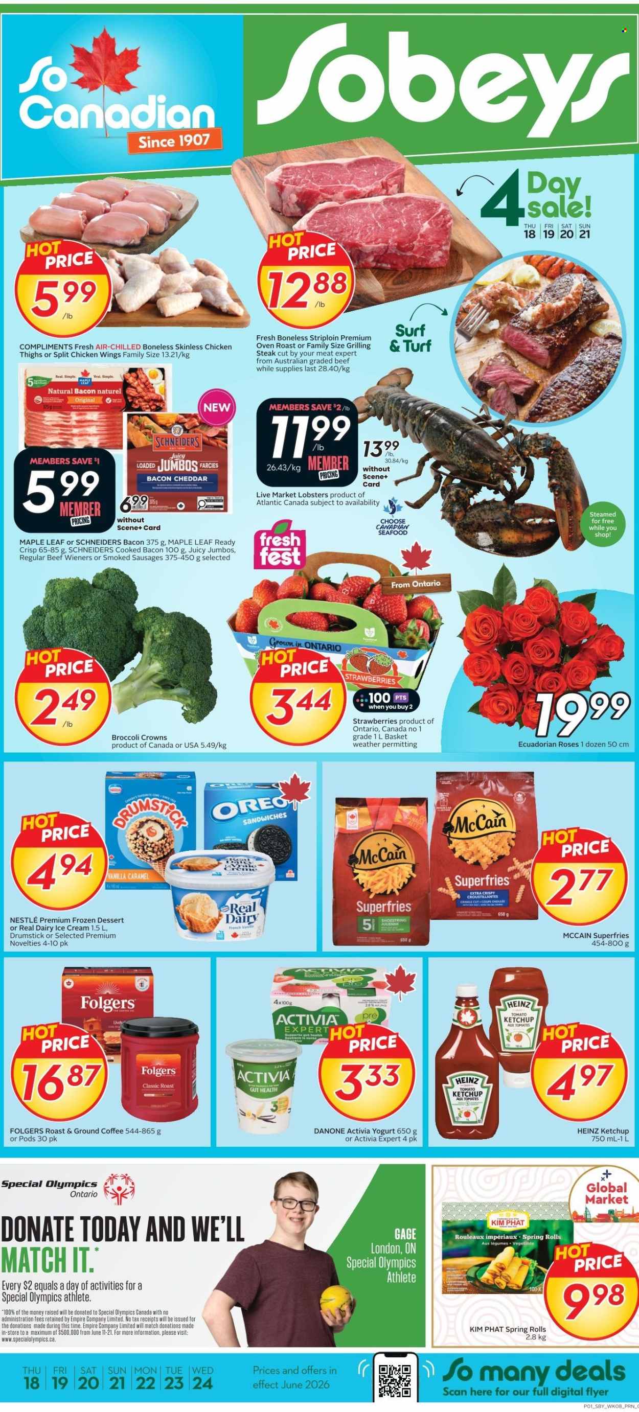 Circulaire Sobeys - 18 Juin 2026 - 24 Juin 2026. Page 1